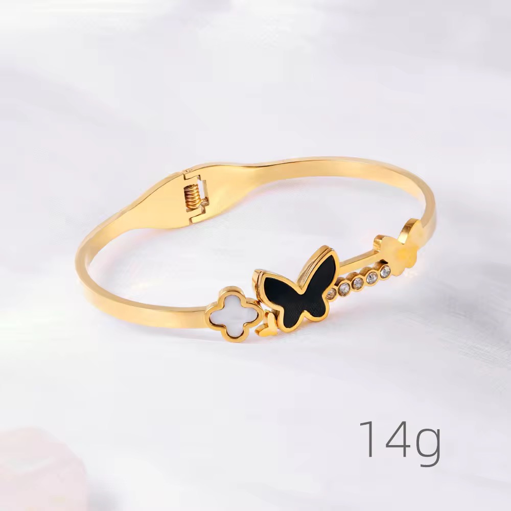 IMG_3387 Stainless Steel Butterfly Bracelet - Image 1