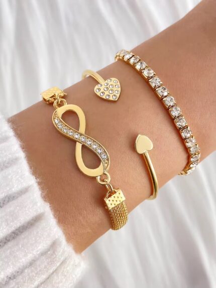 Three Pieces Fashionable Bracelet
