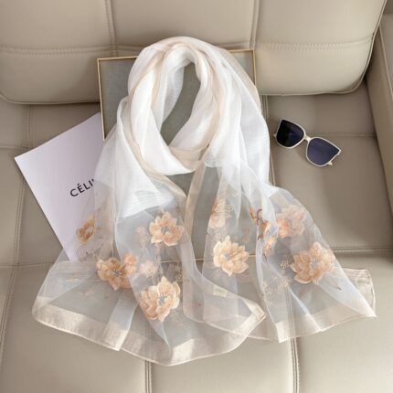 Exclusive Imported Party Hijab SF02 White